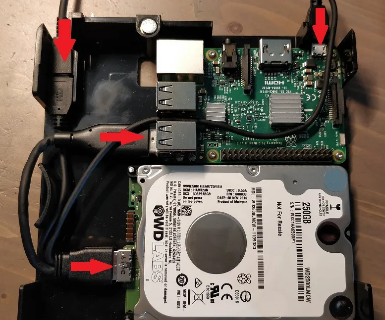 PiDrive Foundation Edition avec Boîtier PiDrive 6x6 et Cable PiDrive