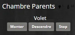 Volets Somfy RTS dans Jeedom avec RFXcom