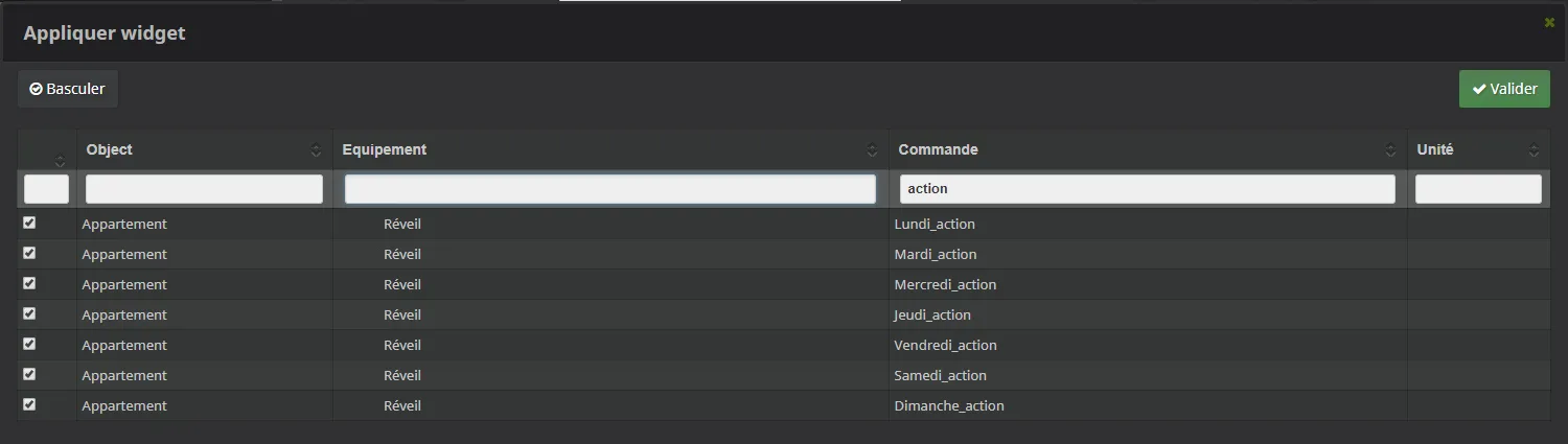 Planification d’événements dans Jeedom [virtuel et widget]